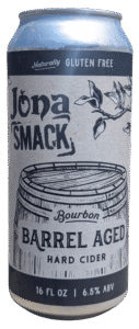 Jona Smack bourbon barrel aged hard cider can