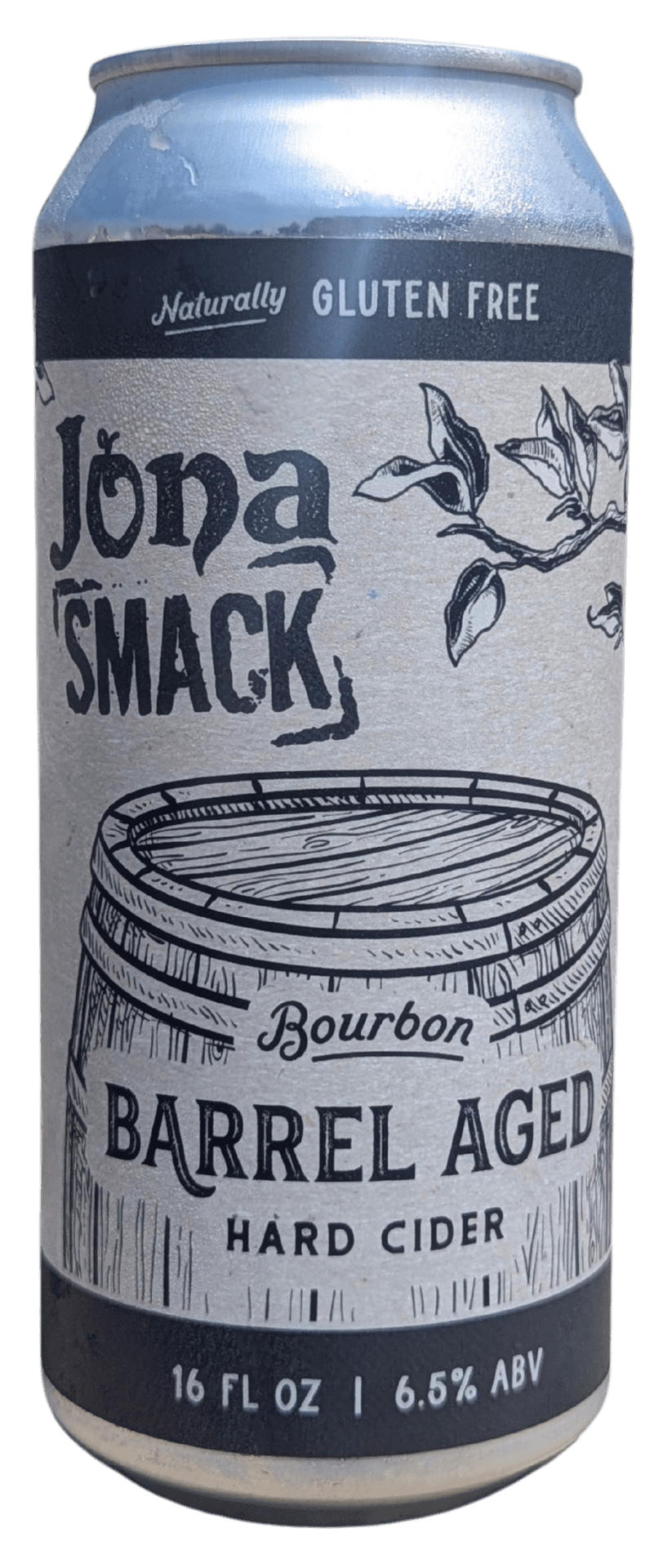 Jona Smack bourbon barrel aged hard cider can